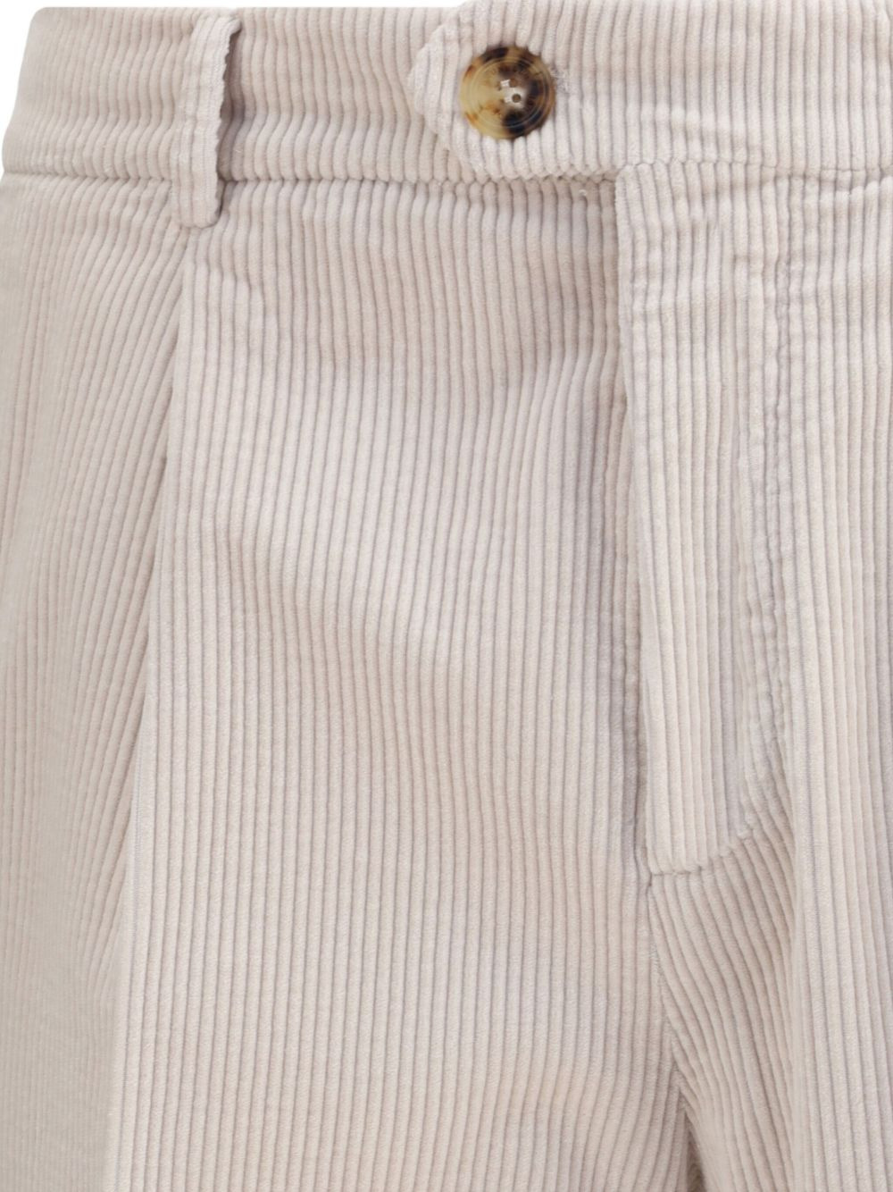 pleated corduroy trousers - 3