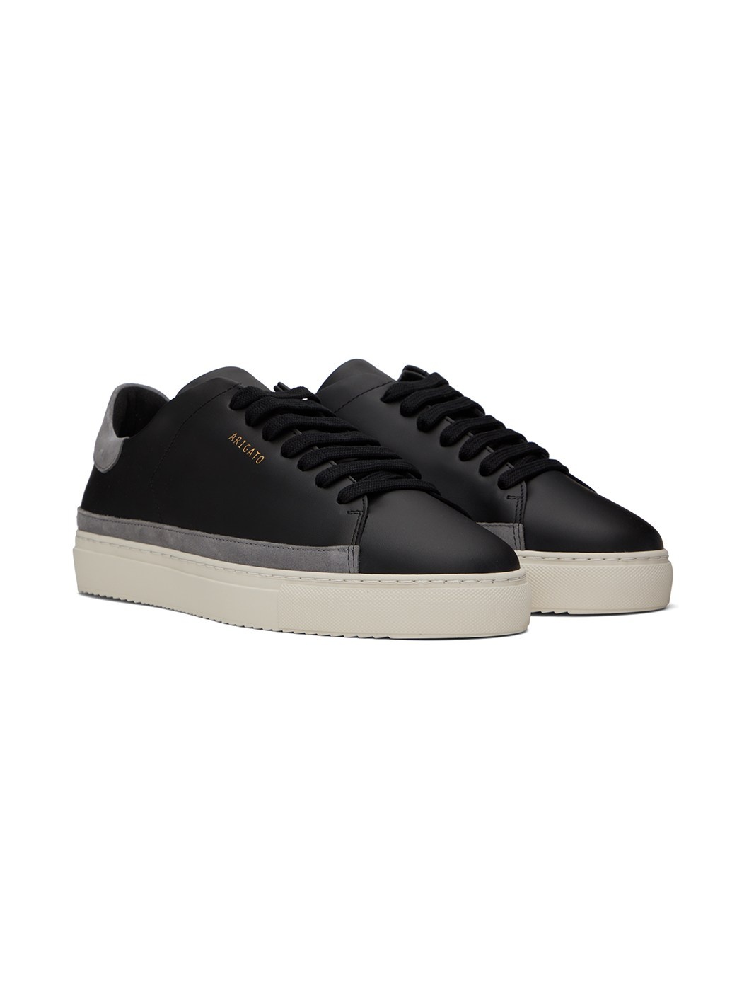 Black & Gray Clean 90 Sneakers - 4