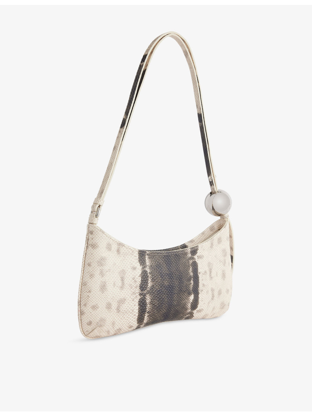 Le Bisou Perle Croc-Effect Leather Shoulder Bag - 5