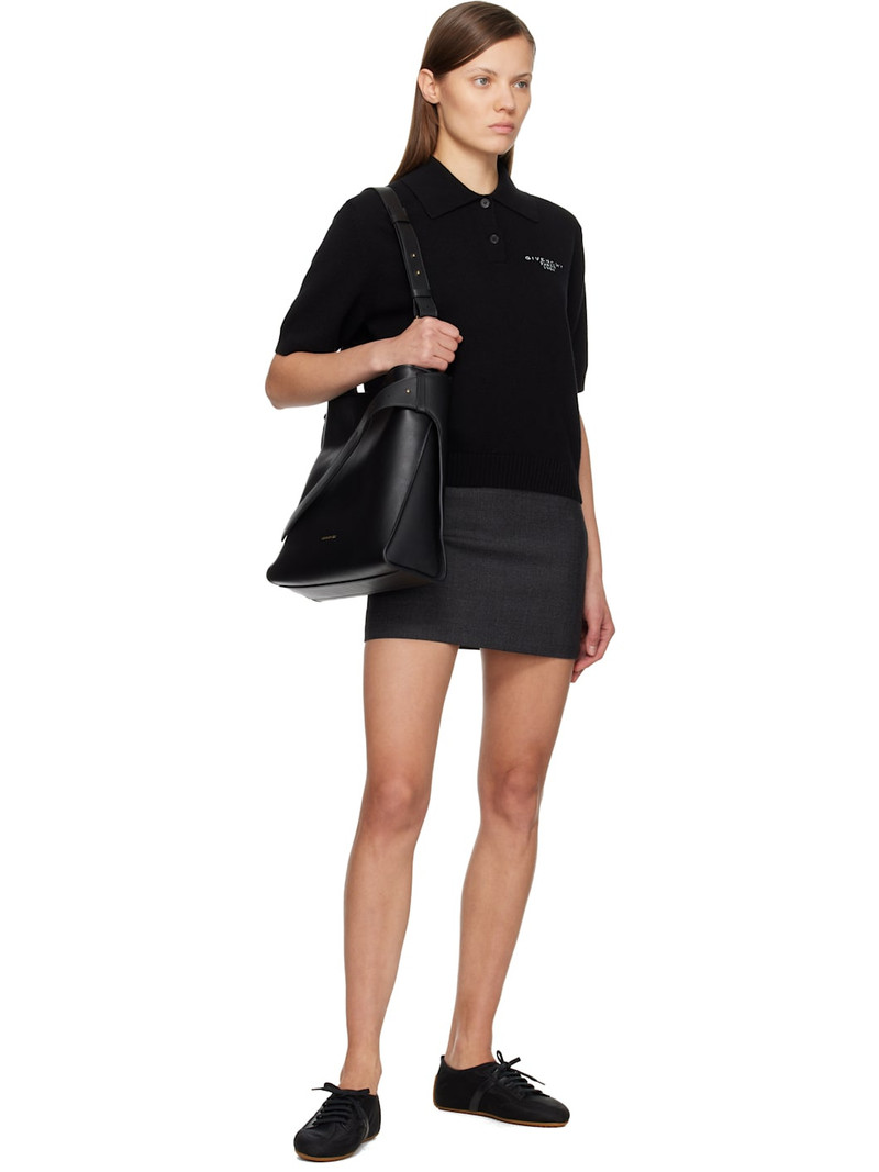 Givenchy Gray Wool Miniskirt outlook