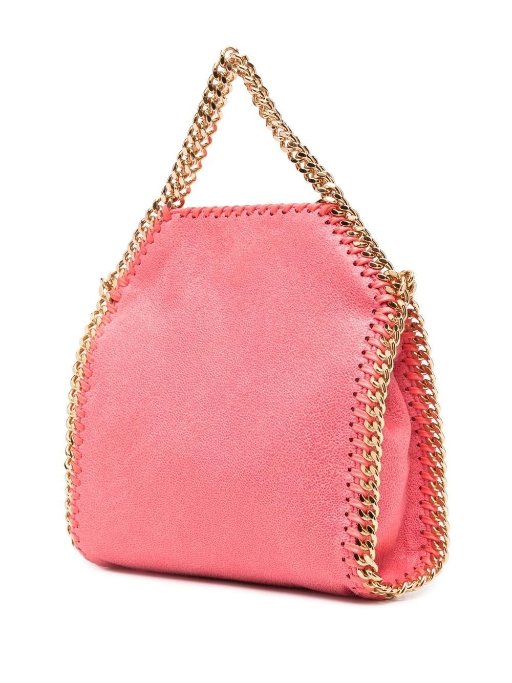 small Falabella chain-link tote - 4