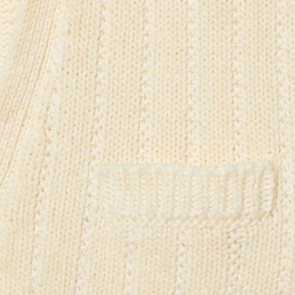 Wool cashmere cardigan with faux fur - 6
