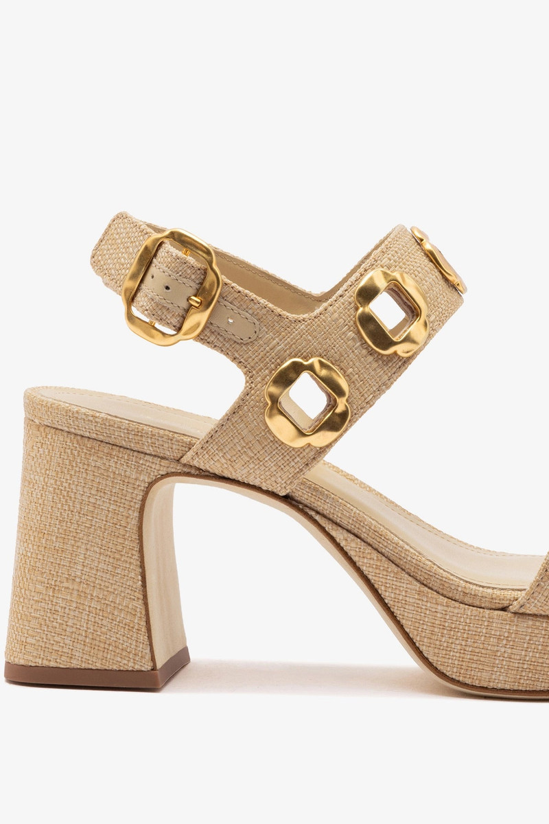 Milan Dolly Low In Beige Raffia 4