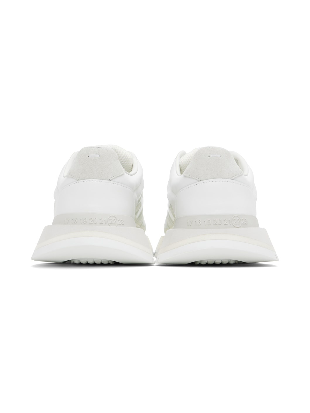 White 50-50 Sneakers - 2
