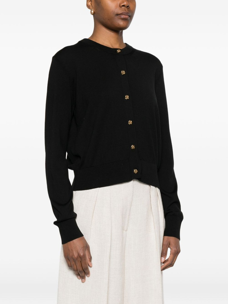 button-fastening cardigan 3