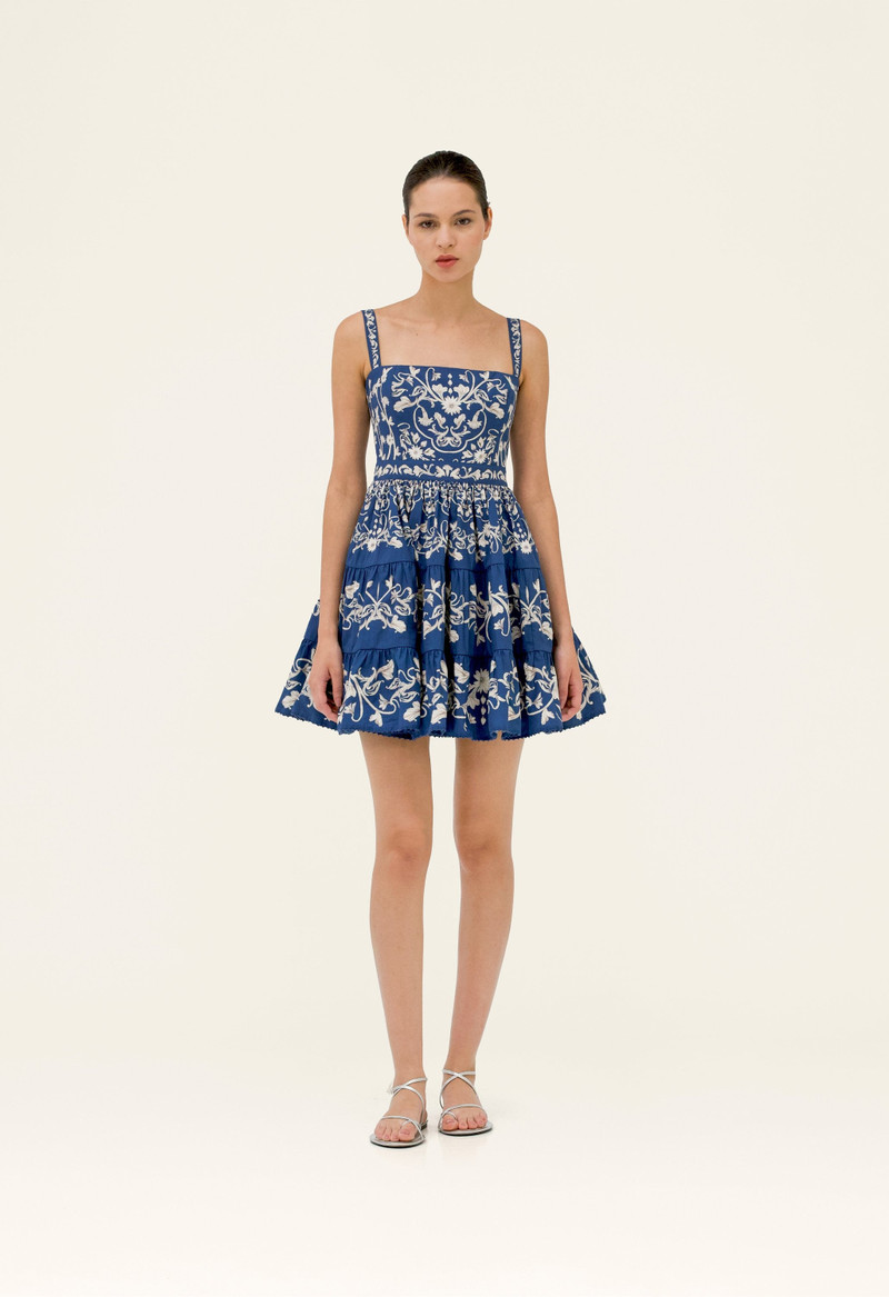 Agua by Agua Bendita Lima Ribbons Mini Dress outlook