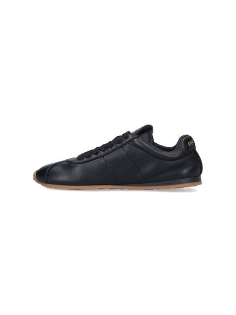 Miu Miu Women Lamb Nappa 'Plume' Sneakers - 3