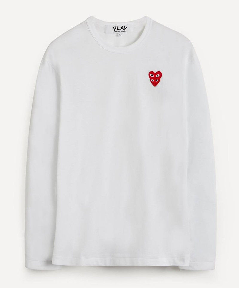 Heart Logo Patch Long-Sleeve T-Shirt - 1