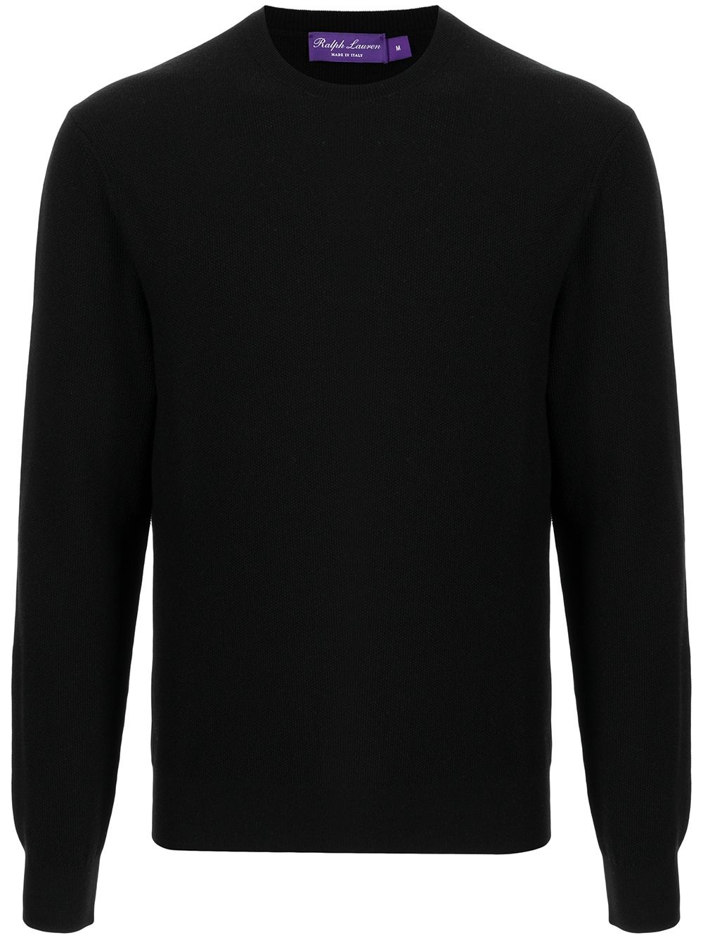 long-sleeved crew-neck jumper - 1