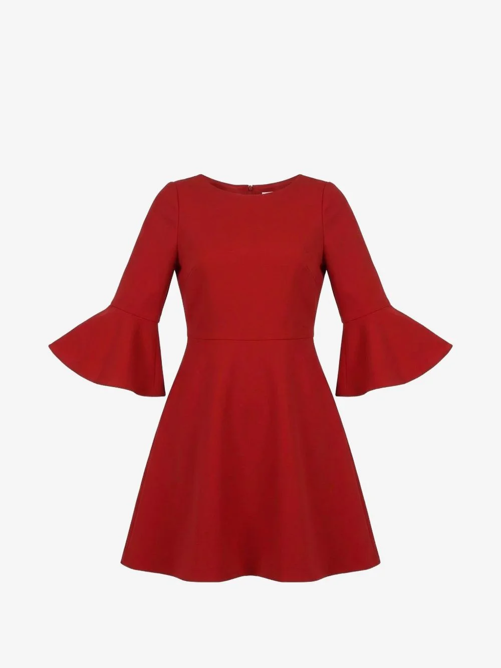 bell-sleeve mini dress - 1