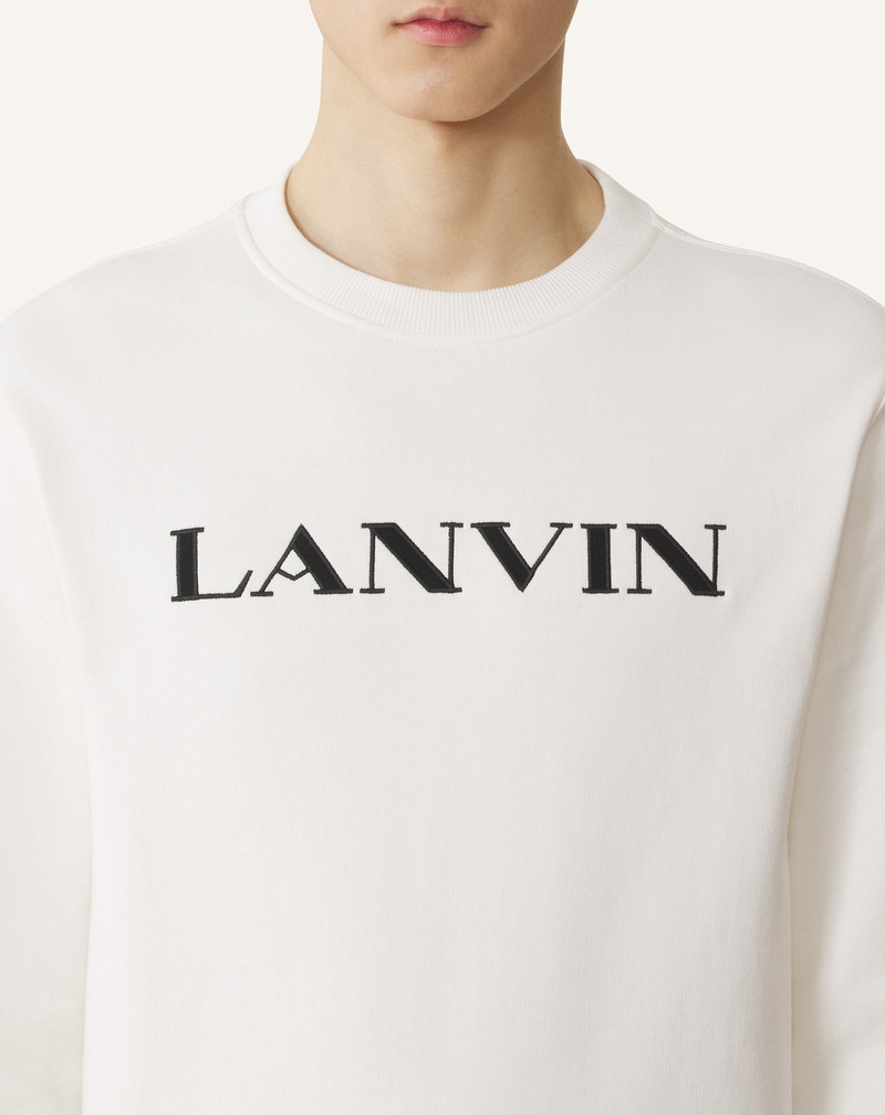 LANVIN EMBROIDERED COTTON SWEATSHIRT 5