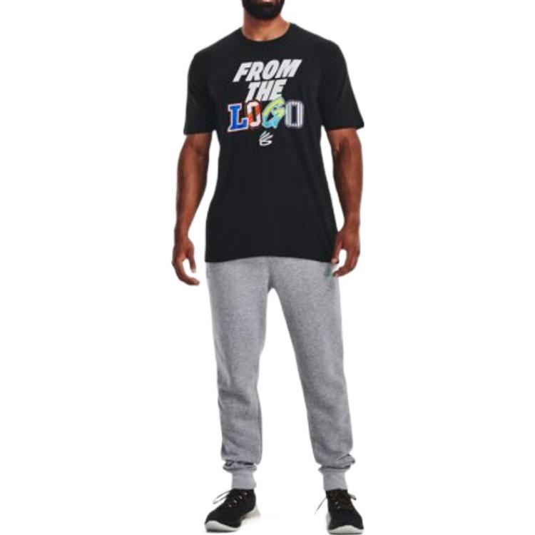 Under Armour Curry From The Logo T-shirt 'Black' 1374212-001 - 3