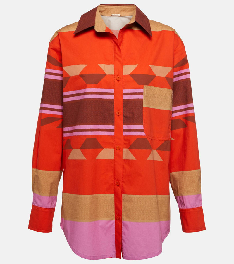Ruched cotton shirt - 1