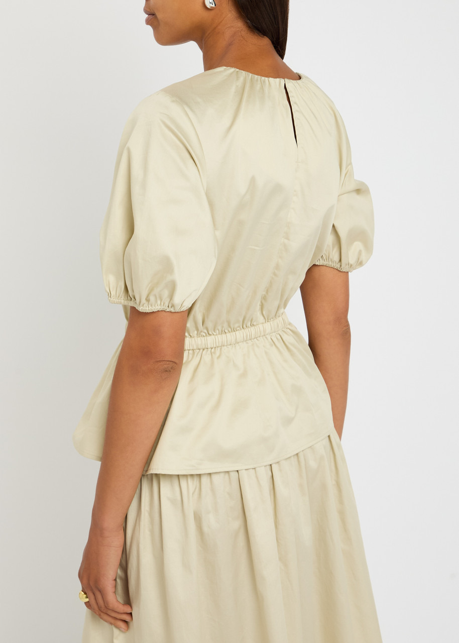 Joseph Merlin Pleated Cotton-sateen Blouse - 3