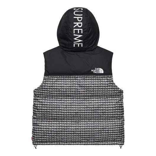Supreme x The North Face Studded Nuptse Vest 'Black White' SUP-SS21-569 - 2