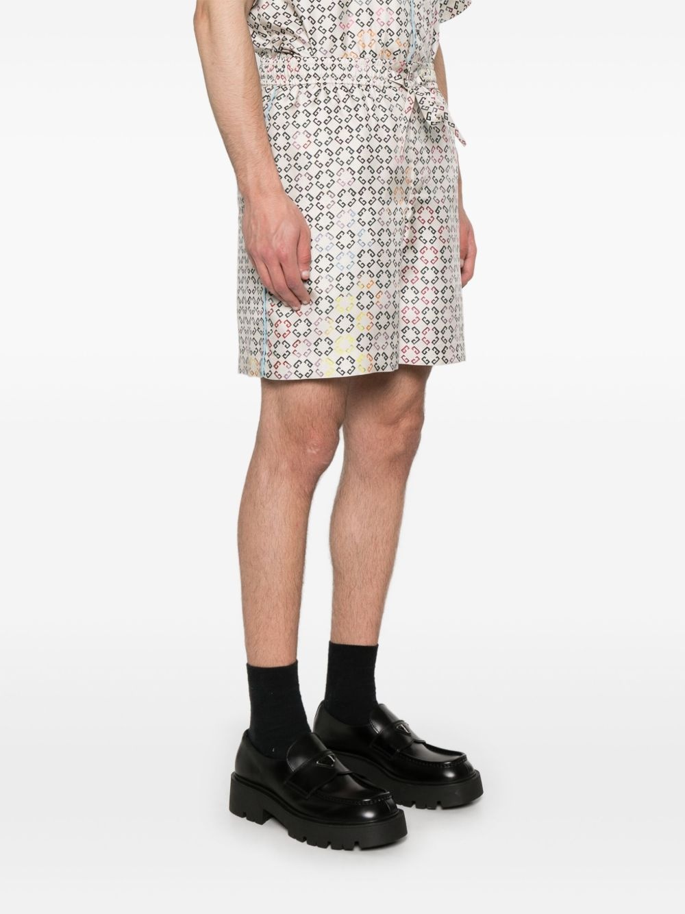 LOGO-PRINT SHORTS - 5