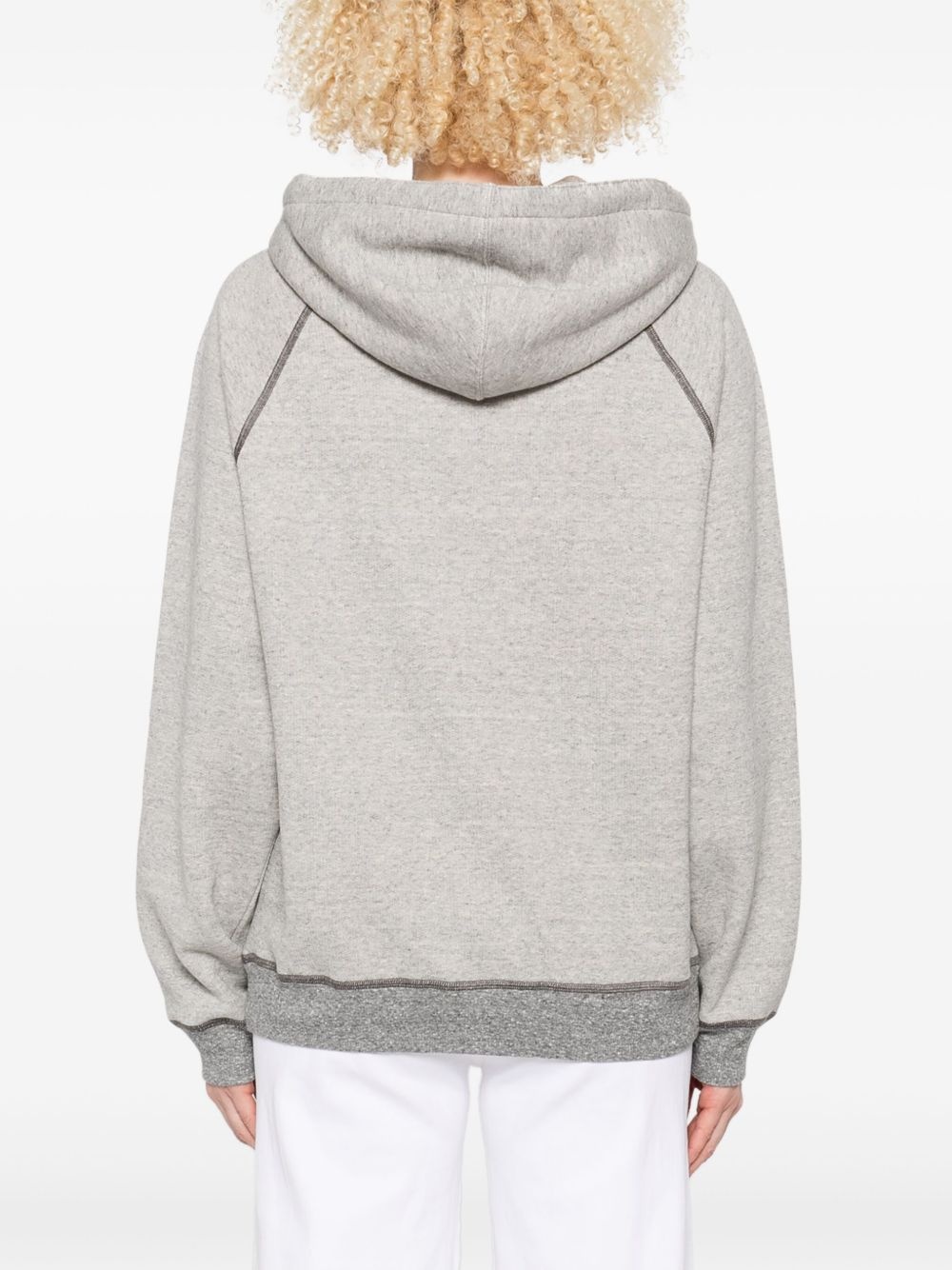 logo-print hoodie - 4