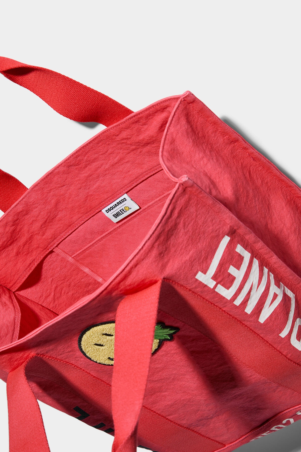 SMILEY ORGANIC COTTON SHOPPING BAG - 5