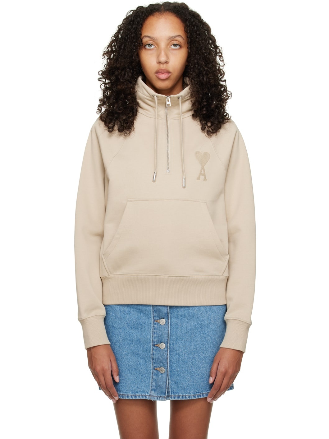 Beige Ami De Coeur Sweatshirt - 1