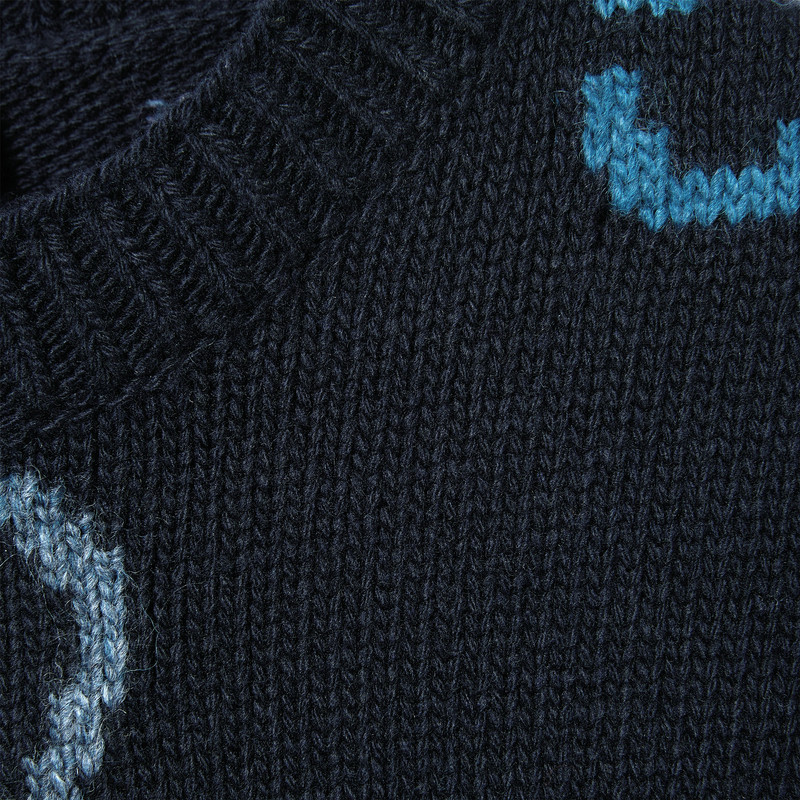 Wool sweater with GG intarsia 7