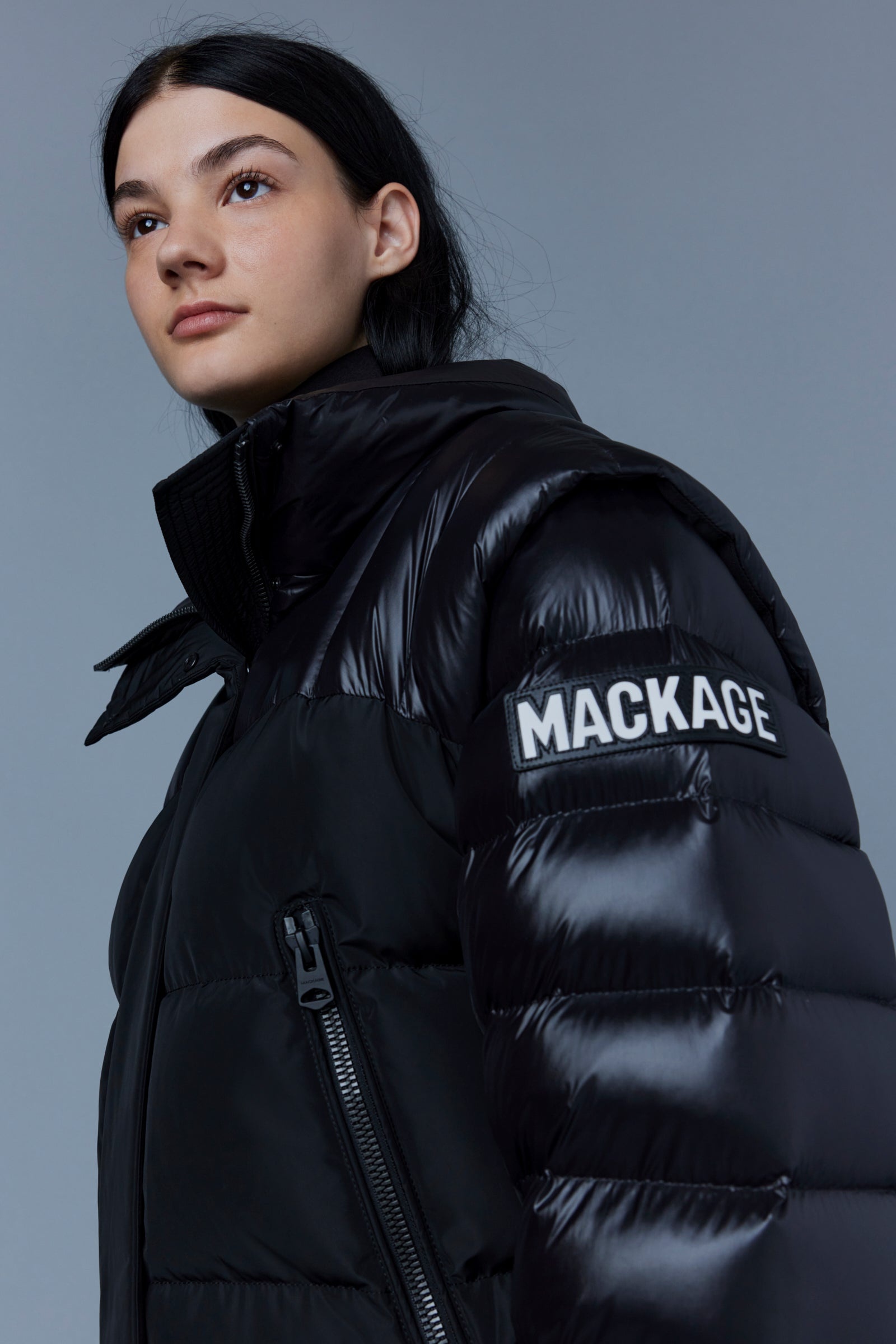 VESNA 2-in-1 matte light down jacket for ladies - 6