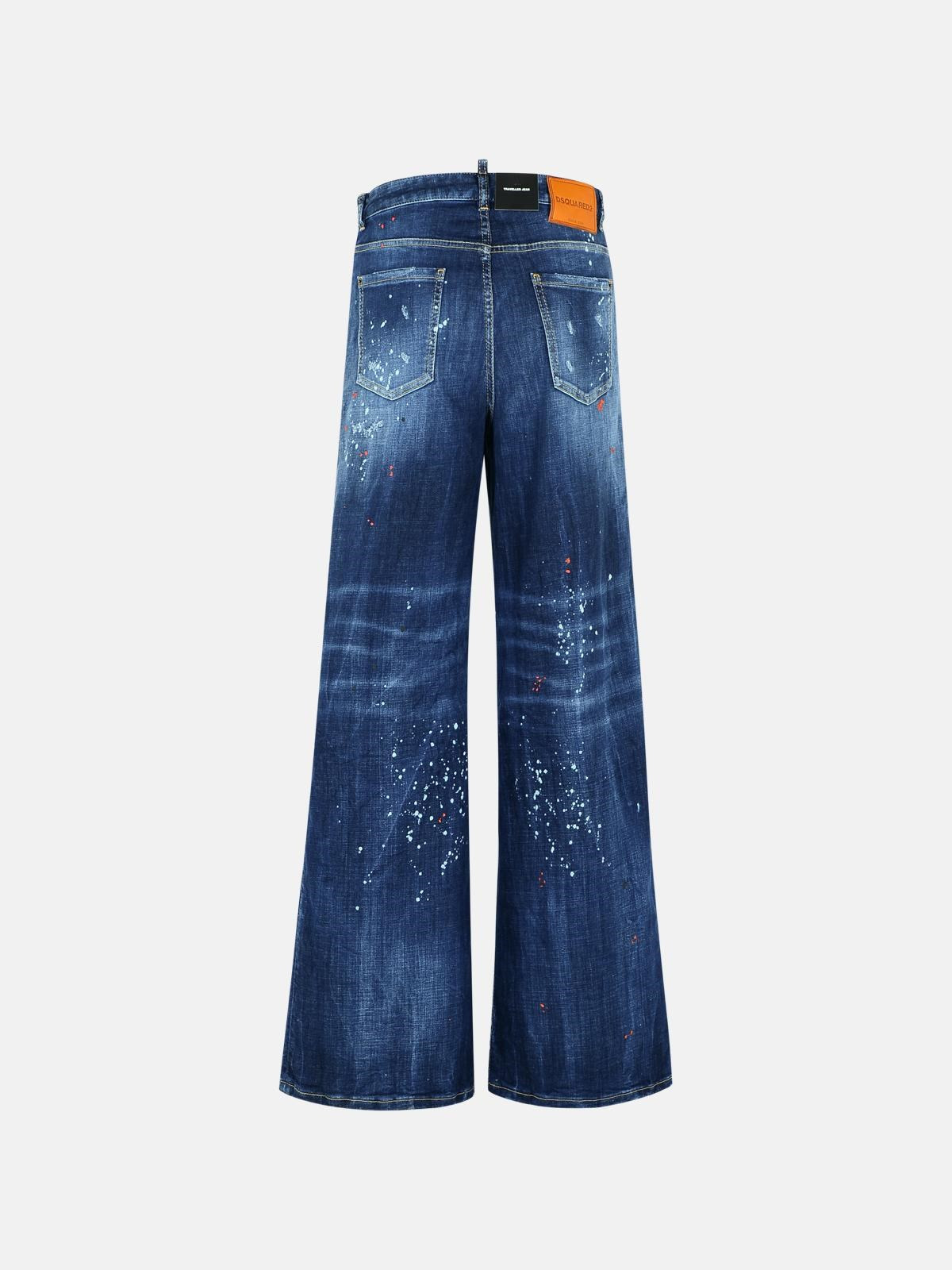 'TRAVALLER' BLUE DENIM JEANS - 3