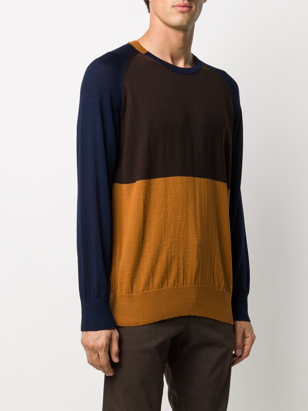 colour-block jumper - 3