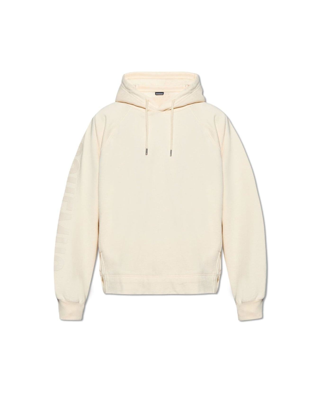 Typo Drawstring Hoodie - 1