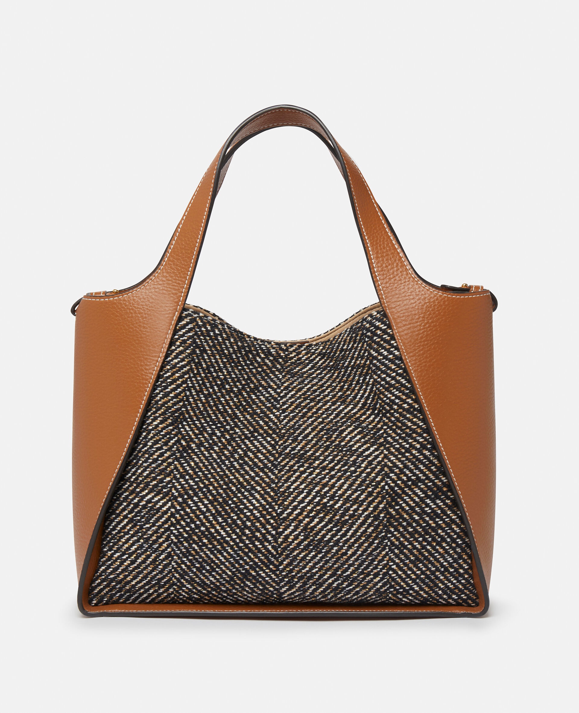 Stella Logo Herringbone Weave Crossbody Bag - 5