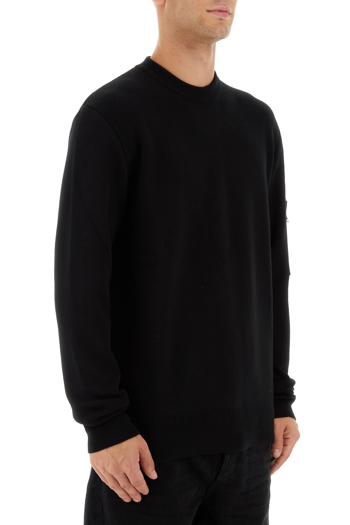 Black wool sweater - 3
