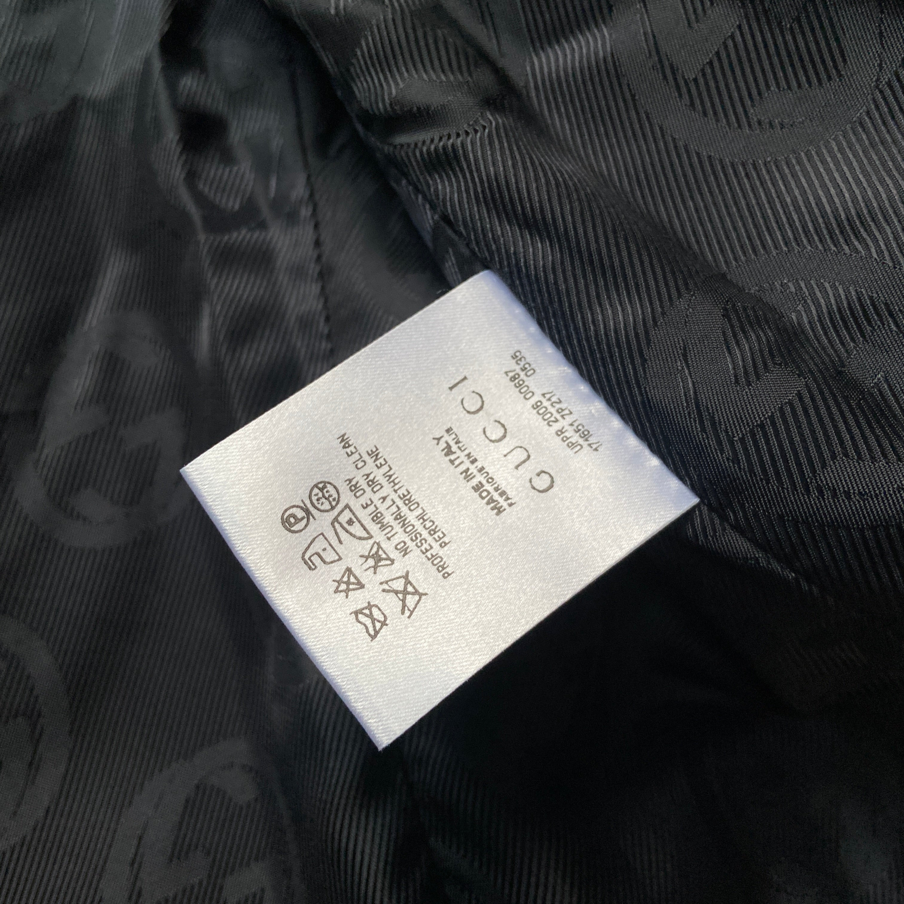 Gucci 2006 fish monogram cropped double-breasted military coat jacket 40 - 17