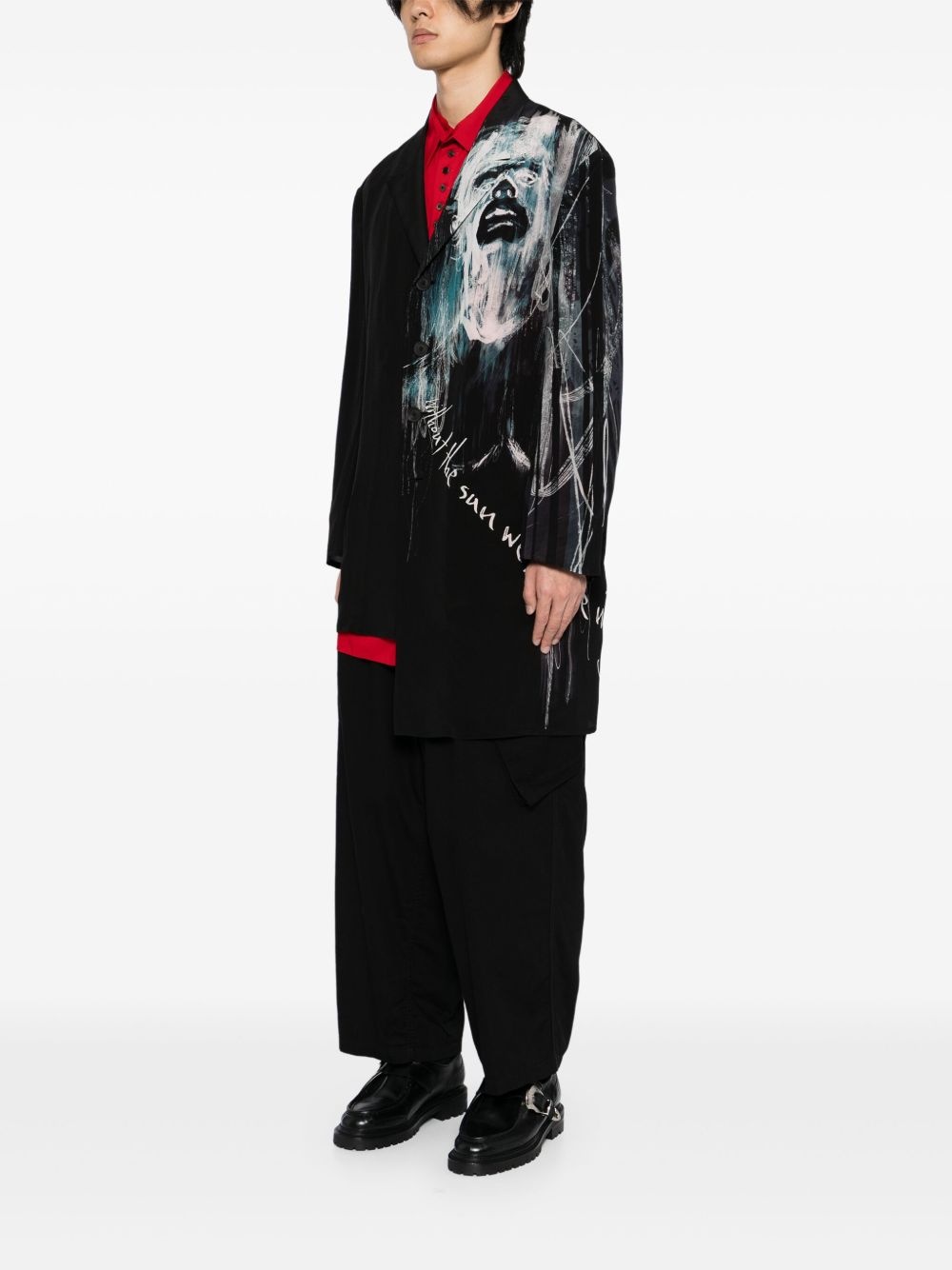 pattered blazer - 3