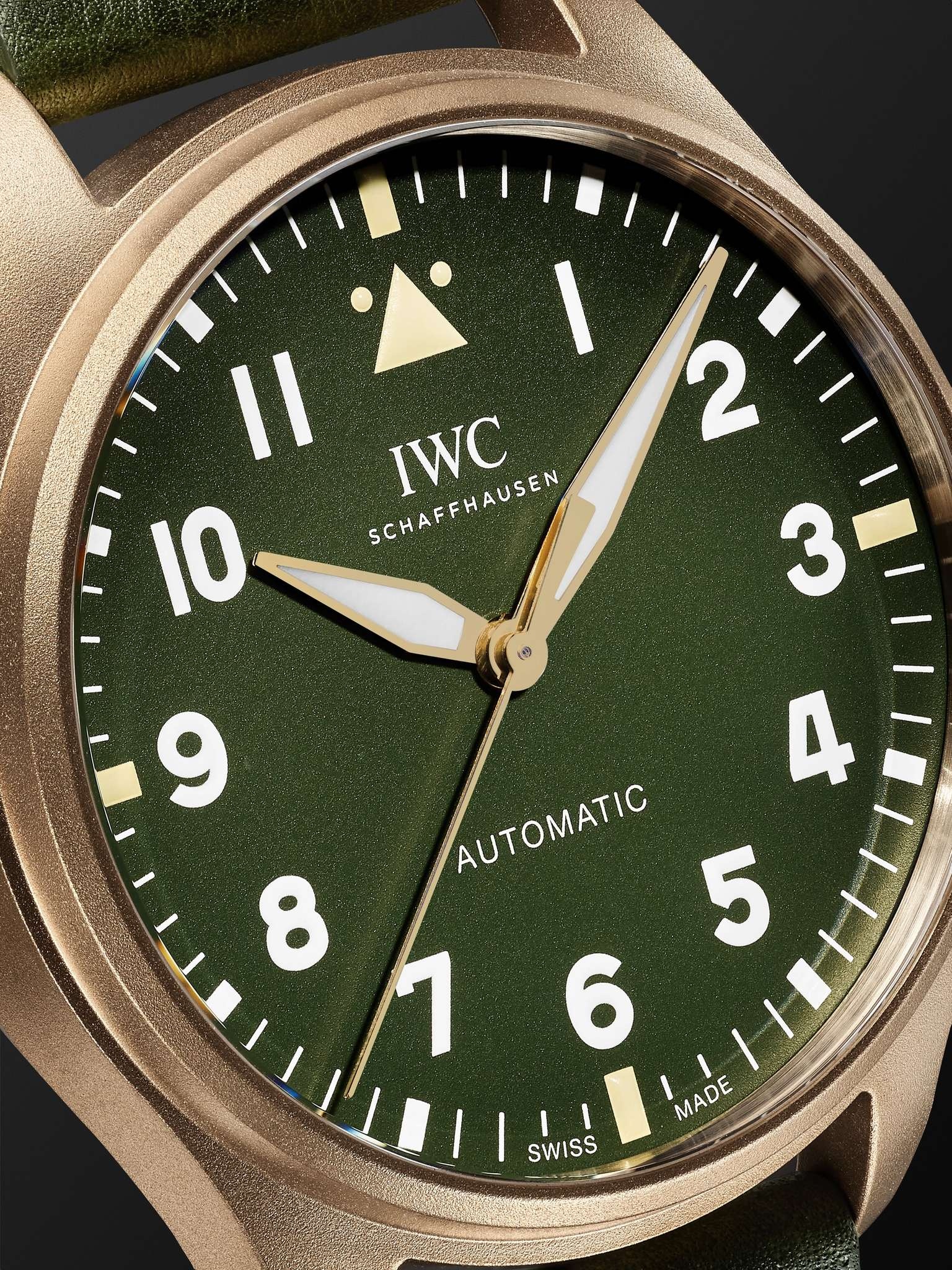 Big Pilot's Spitfire Automatic 43mm Bronze and Leather Watch, Ref. No. IW329702 - 5