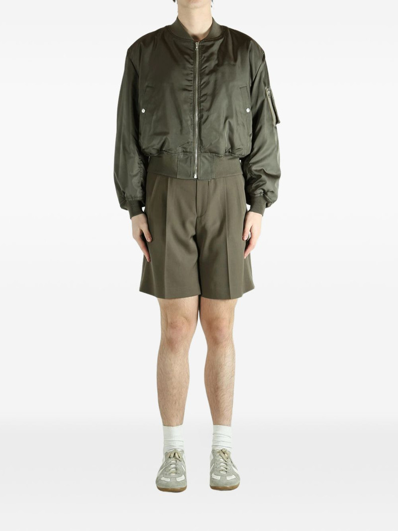 AURALEE zip-up bomber jacket outlook