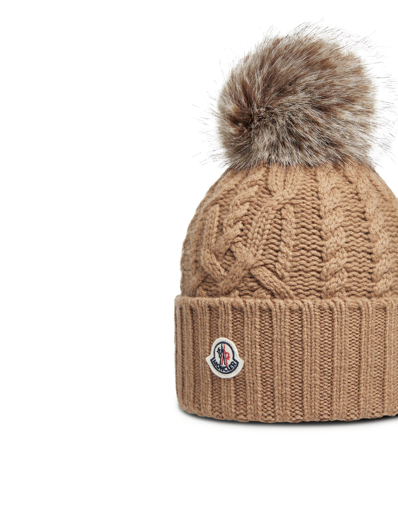 CASHMERE BLEND POM POM HAT - 3