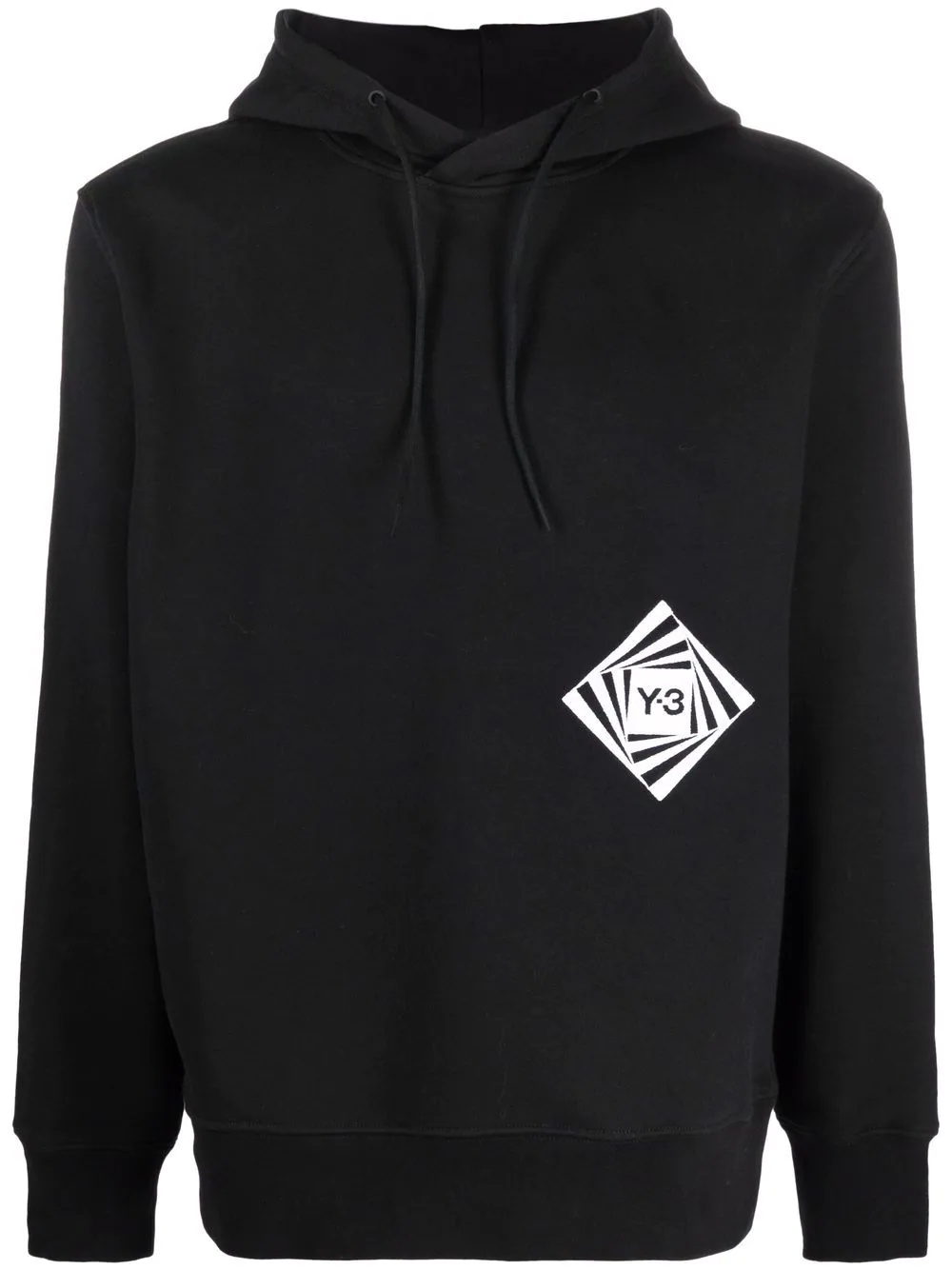 graphic logo-print relaxed hoodie - 1