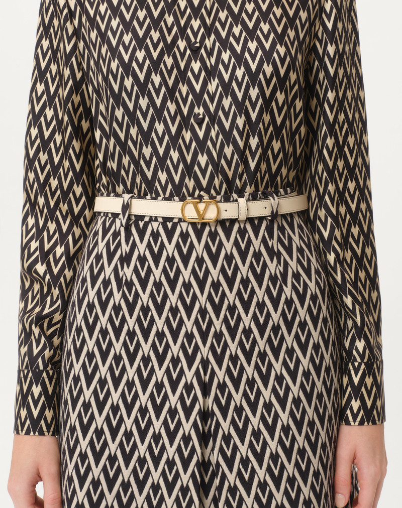 Valentino VLOGO SIGNATURE BELT IN SHINY CALFSKIN 20 MM outlook