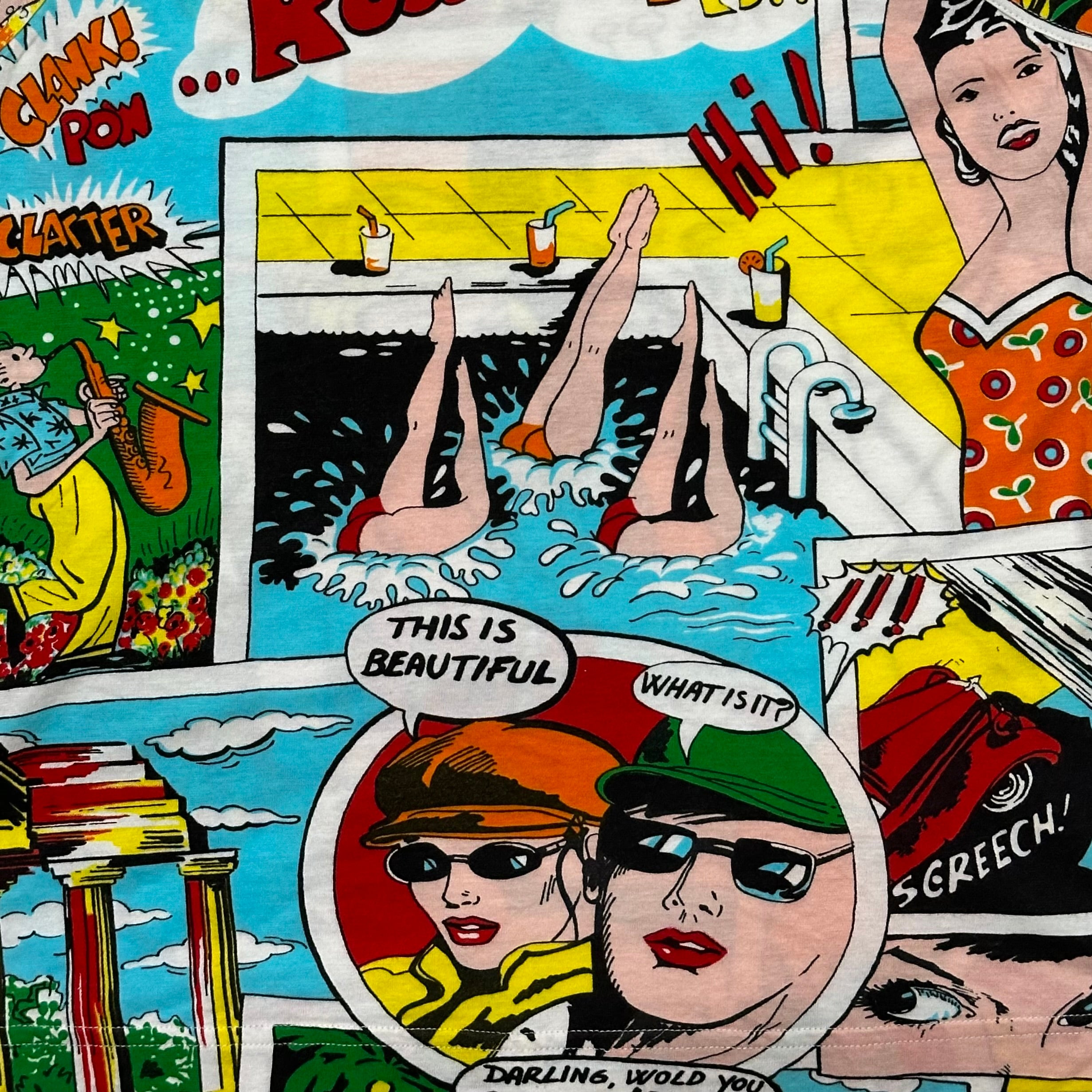 DOLCE&GABBANA Spring Summer 2004 Comic Print Tank Top - 3