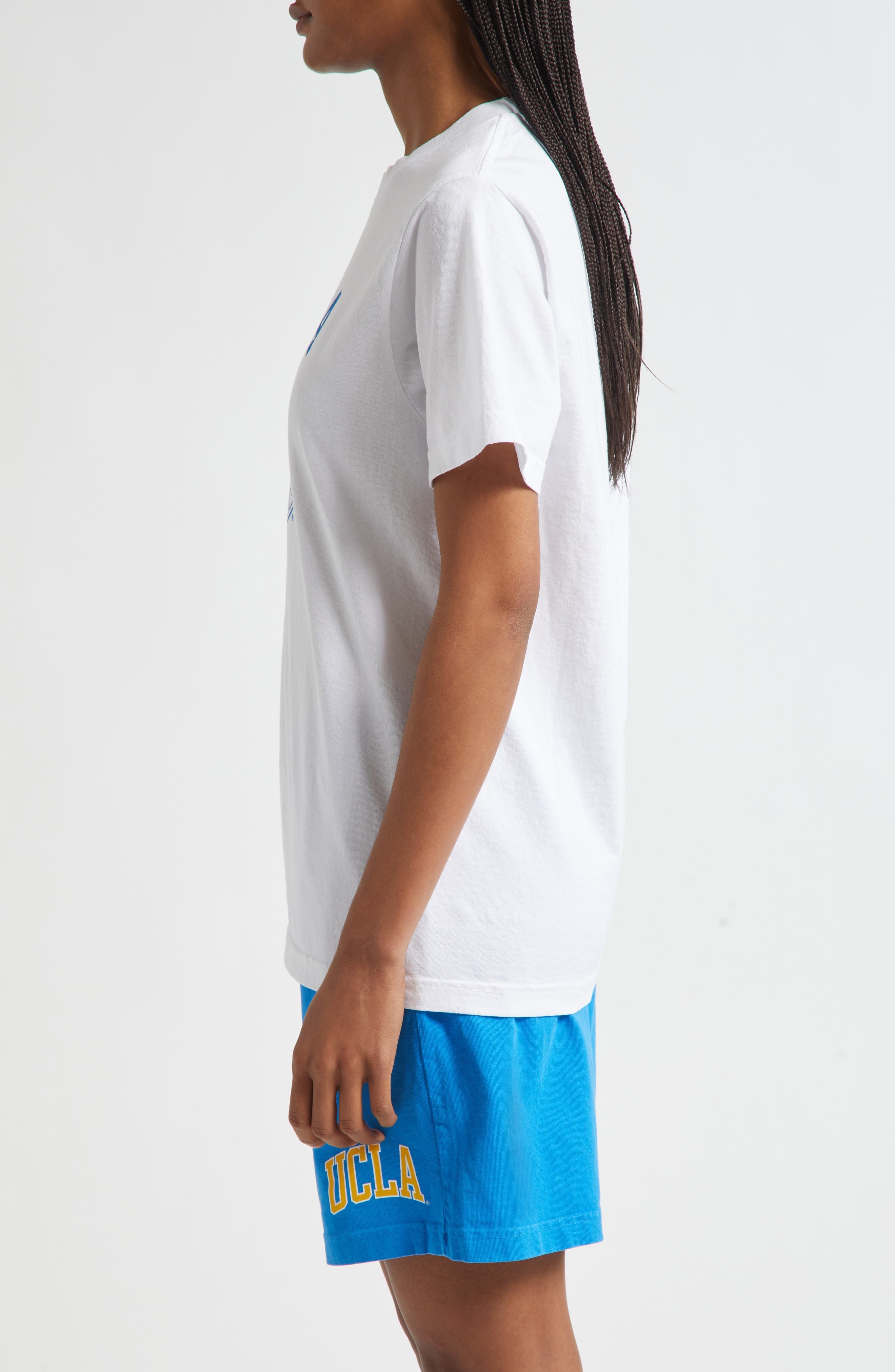 Sporty & Rich UCLA Crest Graphic T-Shirt in White at Nordstrom - 3