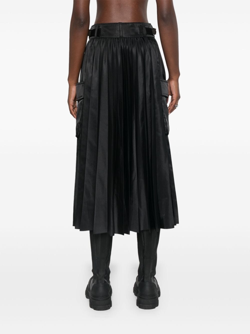 pleated midi skirt - 4