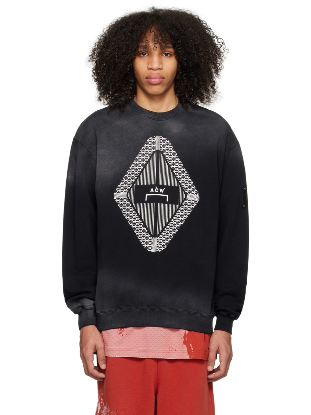Black Gradient Sweatshirt - 1