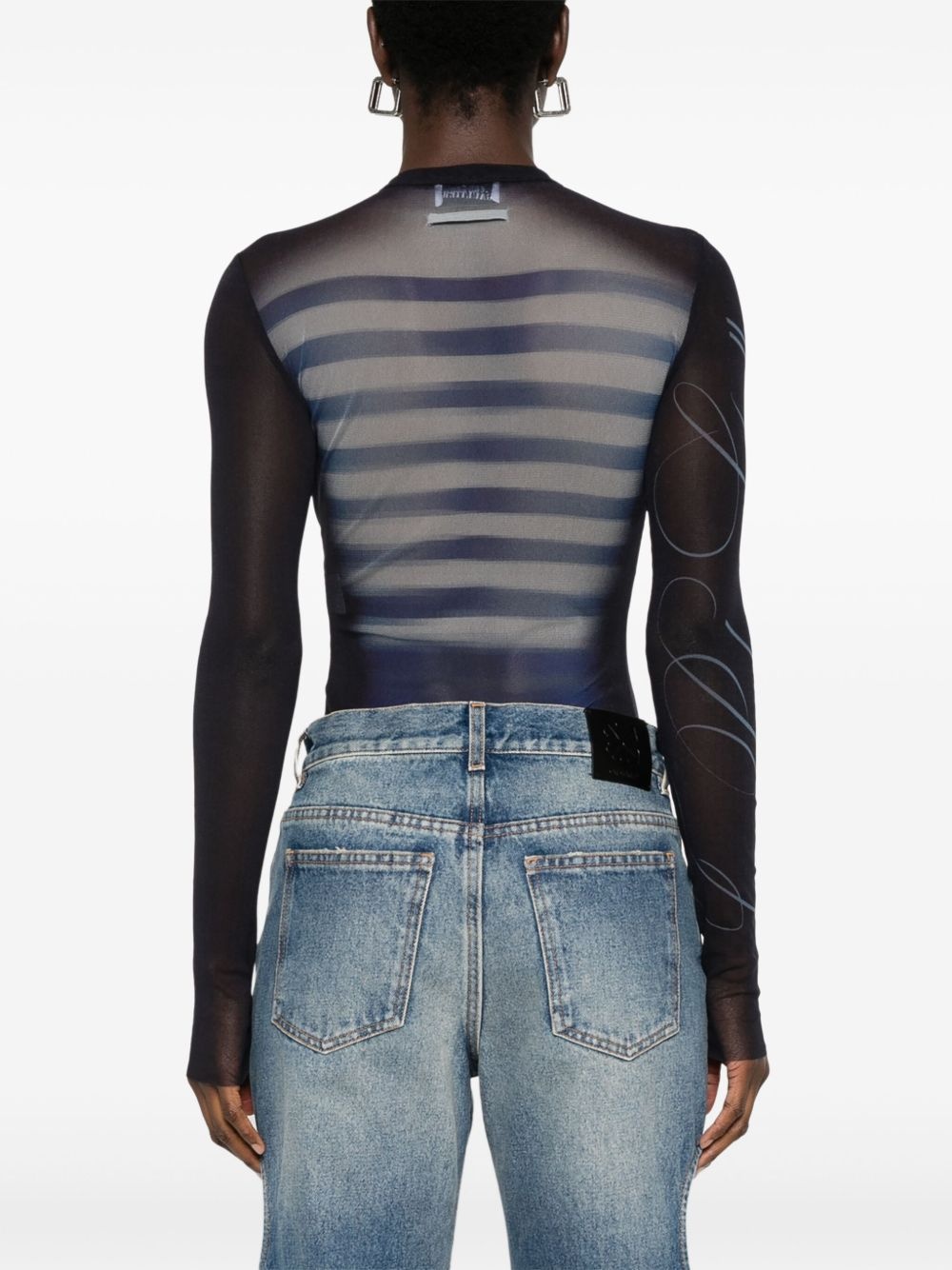 mesh bodysuit - 4