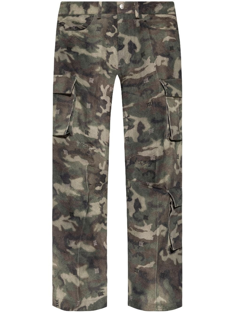 camo-print trousers 1