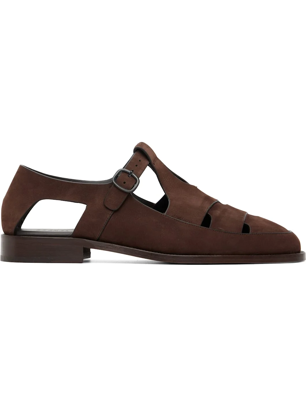 Brown Besso Nubuck Sandals - 1