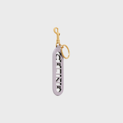 CELINE PERFORATED KEYRING CHARM CELINE in SMOOTH CALFSKIN with Gold FInishing outlook