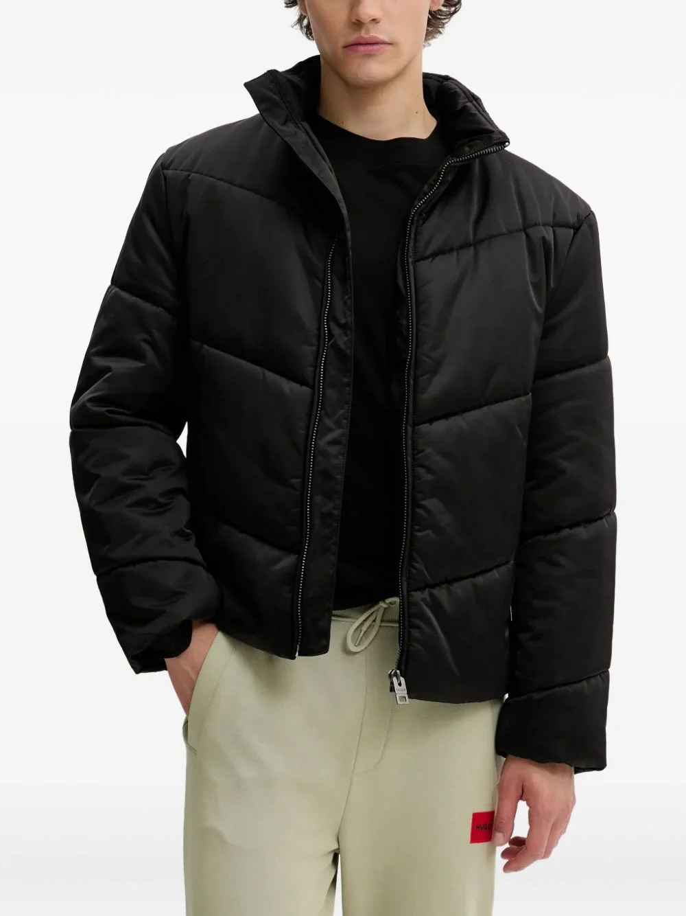 quilted puffer jacket - 1