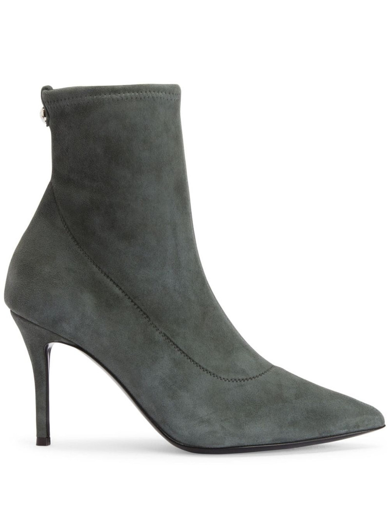 Mirea 90mm suede ankle boots 1