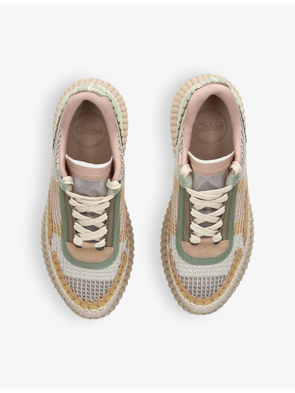 Nama Runner low-top mesh and woven trainers - 2
