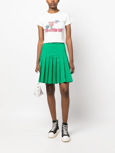 Maison Kitsuné fully-pleated above-knee skirt outlook