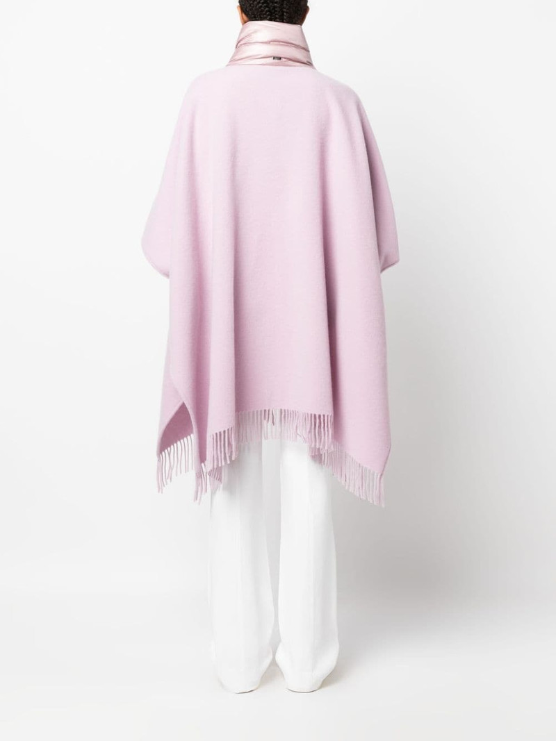 panelled wool cape 4
